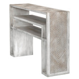 Uttermost - 25839 - Console Table - Genara - Aged Bone White Over Mahogany