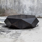 Uttermost - 25832 - Coffee Table - Volker - Mango Veneer w/Worn Black Rubbed