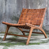 Uttermost - 25484 - Accent Chair - Plait - Solid Teak Wood