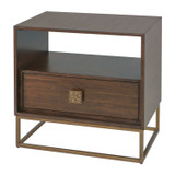 Uttermost - 25318 - Side Table - Bexley - Antique Brass