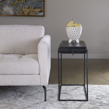 Uttermost - 25106 - Side Table - Telone - Dark Oxidized Black