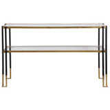Uttermost - 24978 - Console Table - Kentmore - Matte Black And Brushed Gold