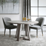 Uttermost - 24952 - Dining Table - Gidran - Soft Gray