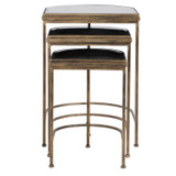 Uttermost - 24908 - Nesting Tables, Set/3 - India - Antique Brushed Gold