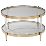 Uttermost - 24895 - Coffee Table - Kellen - Stainless Steel