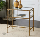 Uttermost - 24335 - Side Table - Genell - Gold Leafed