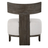 Uttermost - 23833 - Accent Chair - Finlay - Dark Walnut