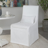 Uttermost - 23728 - Armless Chair - Coley - White