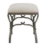 Uttermost - 23544 - Bench - Lismore - Antique Silver