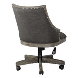 Uttermost - 23431 - Desk Chair - Aidrian - Polished Nickel