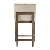 Uttermost - 23390 - Counter Stool - Klemens - Brushed Nickel