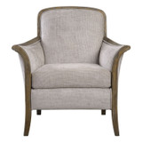 Uttermost - 23369 - Arm Chair - Brittoney - Pecan