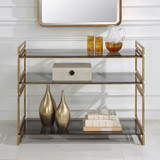 Uttermost - 22973 - Console Table - Stacked Up - Antiqued Gold