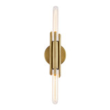 Alora - WV335811VB - Two Light Vanity - Torres - Vintage Brass