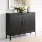Uttermost - 22891 - Cabinet - Front Range - Dark Ebony Oak