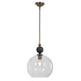 Uttermost - 22176 - One Light Pendant - Mendota - Oxidized Aged Brass