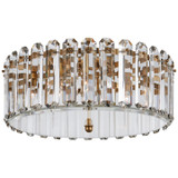 Visual Comfort Signature - ARN 4126HAB - Five Light Flush Mount - Bonnington - Hand-Rubbed Antique Brass