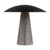 Visual Comfort Modern - SLTB34327BZ/DT - LED Table Lamp - Aegis - Dark Bronze/Dark Travertine