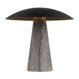 Visual Comfort Modern - SLTB34327BZ/DT - LED Table Lamp - Aegis - Dark Bronze/Dark Travertine