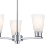 Kichler - 52435NI - Three Light Chandelier - Stamos - Brushed Nickel