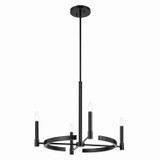 Kichler - 52426BK - Four Light Chandelier - Tolani - Black