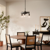 Kichler - 52402BK - Three Light Chandelier - Eastmont - Black