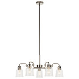 Kichler - 52398NI - Five Light Chandelier - Aivian - Nickel Textured