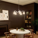 Kichler - 52398NI - Five Light Chandelier - Aivian - Nickel Textured