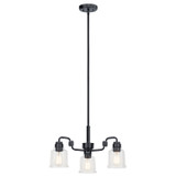 Kichler - 52397BK - Three Light Chandelier - Aivian - Black