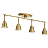 Kichler - 52129BNB - Four Light Rail Light - Sylvia - Brushed Natural Brass