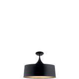 Kichler - 52097BK - One Light Pendant/Semi Flush - Elias - Black