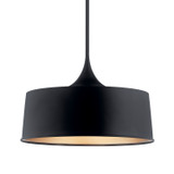 Kichler - 52097BK - One Light Pendant/Semi Flush - Elias - Black