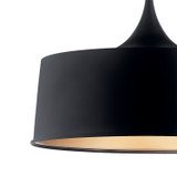 Kichler - 52097BK - One Light Pendant/Semi Flush - Elias - Black