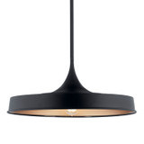 Kichler - 52096BK - One Light Pendant/Semi Flush - Elias - Black