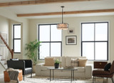 Kichler - 52075BK - Three Light Pendant/Semi Flush - Birkleigh - Black
