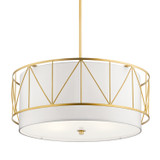 Kichler - 52072CLG - Four Light Pendant - Birkleigh - Classic Gold