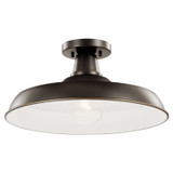 Kichler - 49993OZ - One Light Outdoor Pendant/Semi Flush - Pier - Olde Bronze