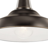 Kichler - 49992OZ - One Light Outdoor Pendant/Semi Flush - Pier - Olde Bronze