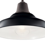 Kichler - 49992BK - One Light Outdoor Pendant/Semi Flush - Pier - Black