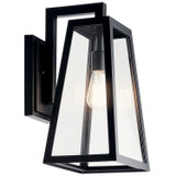 Kichler - 49332BK - One Light Outdoor Wall Mount - Delison - Black