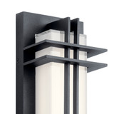 Kichler - 49297BKTLED - LED Outdoor Wall Mount - Manhattan - Textured Black