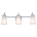 Kichler - 55126NI - Three Light Bath - Erma - Brushed Nickel