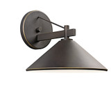 Kichler - 49061OZ - One Light Outdoor Wall Mount - Ripley - Olde Bronze