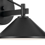 Kichler - 49059BK - One Light Outdoor Wall Mount - Ripley - Black