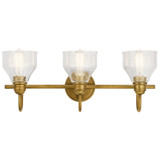 Kichler - 45973NBR - Three Light Bath - Avery - Natural Brass