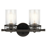 Kichler - 45688OZ - Two Light Bath - Brinley - Olde Bronze