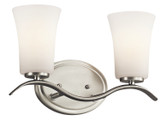 Kichler - 45375NI - Two Light Bath - Armida - Brushed Nickel