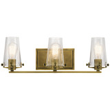 Kichler - 45297NBR - Three Light Bath - Alton - Natural Brass