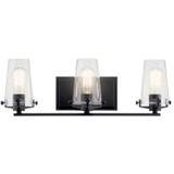Kichler - 45297BK - Three Light Bath - Alton - Black