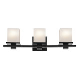 Kichler - 45151BK - Three Light Bath - Tully - Black